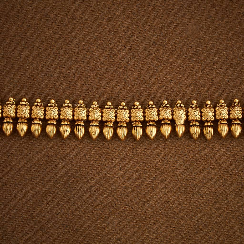 Gold Gold-Plated Ethnic Antique Belt  -442376 : 442376