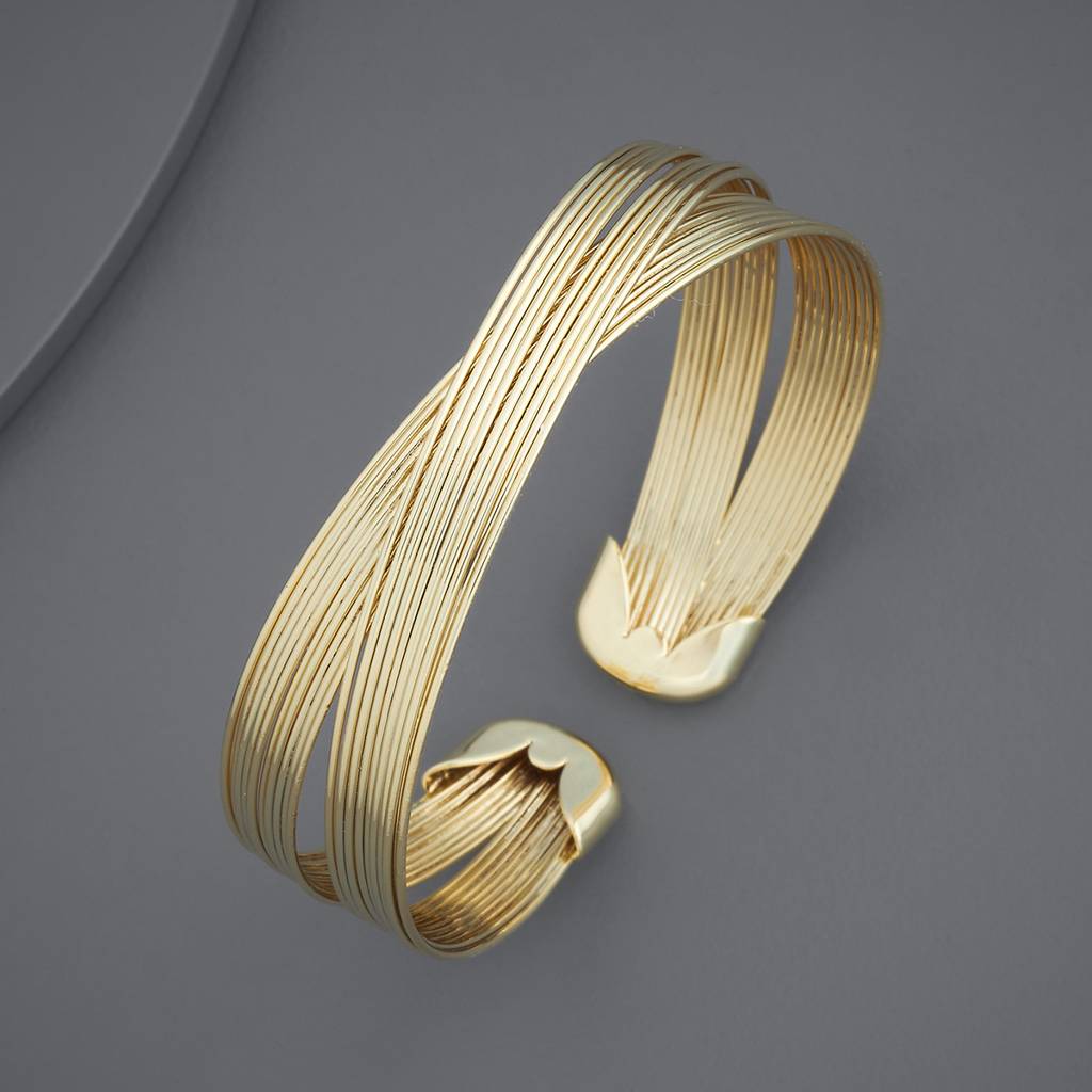 Kushal'S Fashion Jewellery  Gold-Plated Party Trendy Kada-184747 : 441076