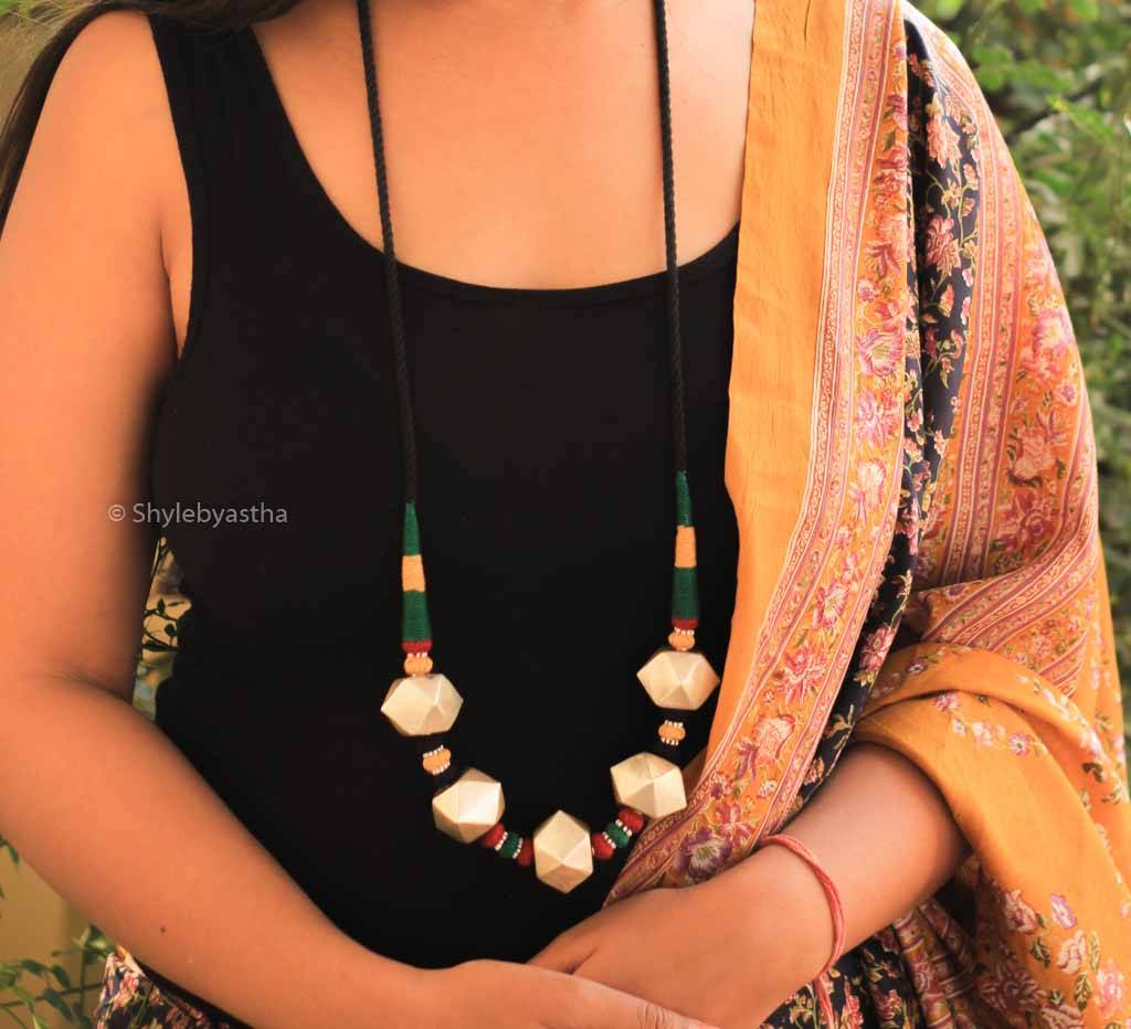Anvaya Icosahedron Necklace : SN152-1-1-1