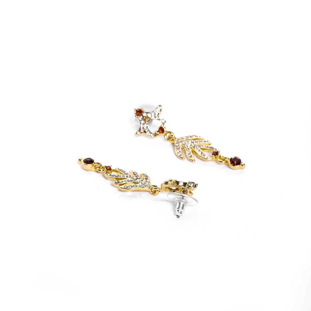 Estele Gold Plated Leafy Designer Mangalsutra Set With Austrian Crystals For Women : EMS14080077NKER