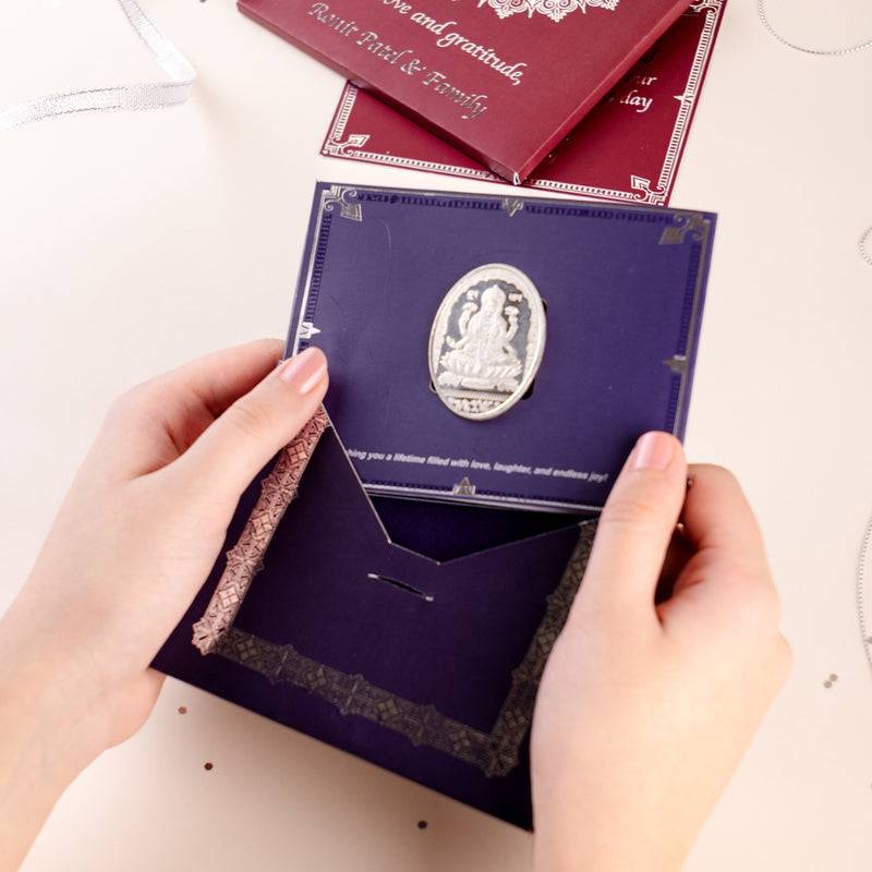 Silver Moments Card Set  -  Laxmi - 20 Grams : COIMOMLX2