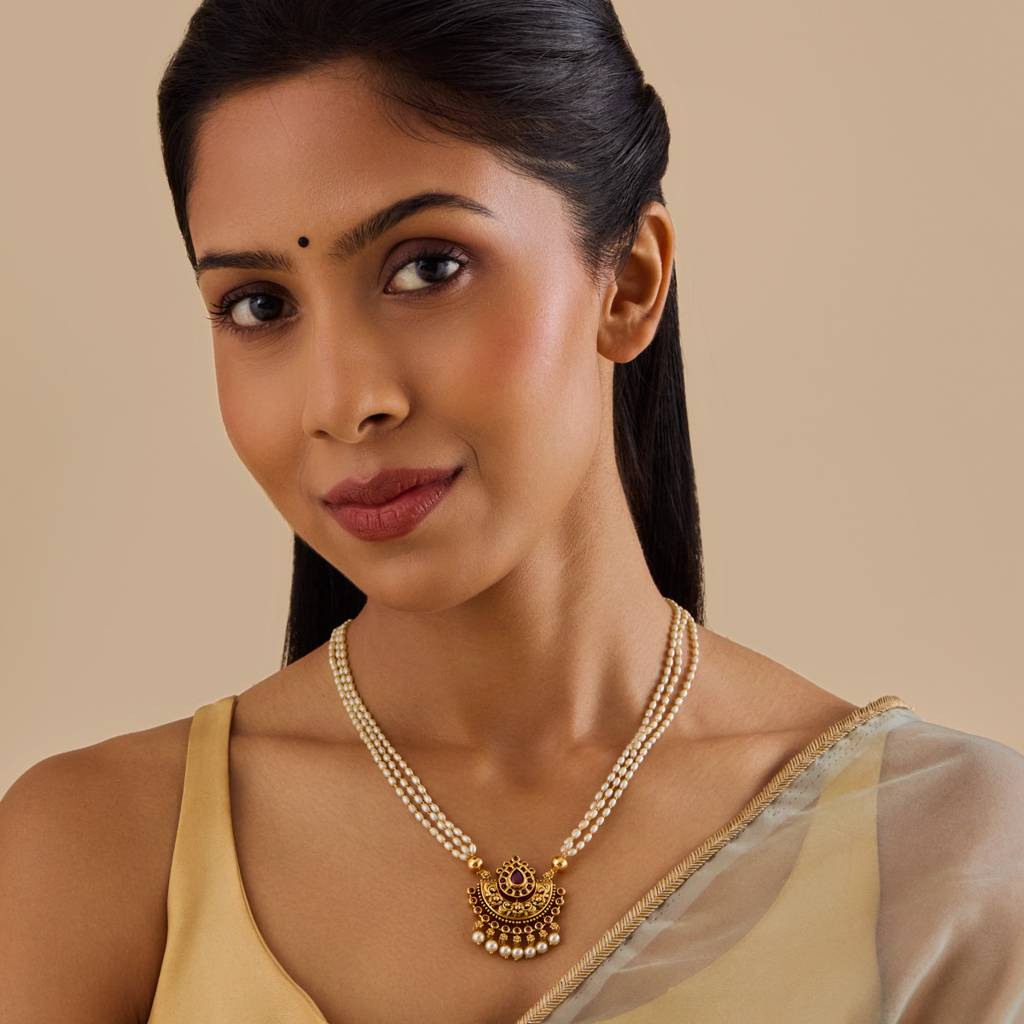 Kushal'S Fashion Jewellery Antique Necklace -167740 : 406008