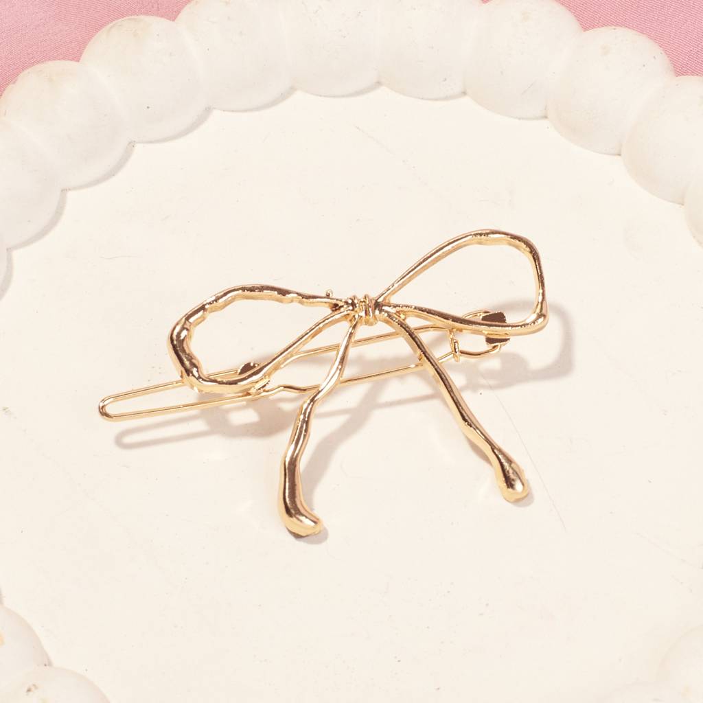 Cheri Bow Hair Pin : HX-HP-S-0015-G