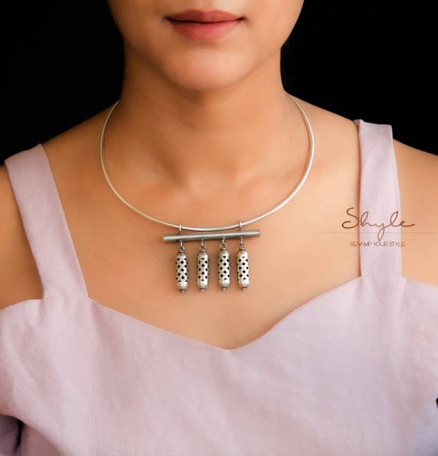 Qurbat Fine Jharonkha Round Ring Necklace : SE50186-1-1-1-1-1