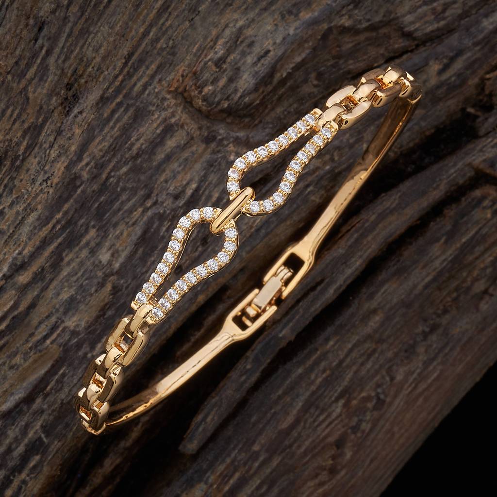Kushal'S Fashion Jewellery Zircon Kada -171219 : 413530