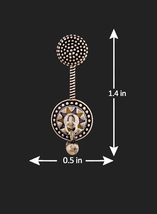 Taal Mridang Tabla Drop Earrings : 8907617985800