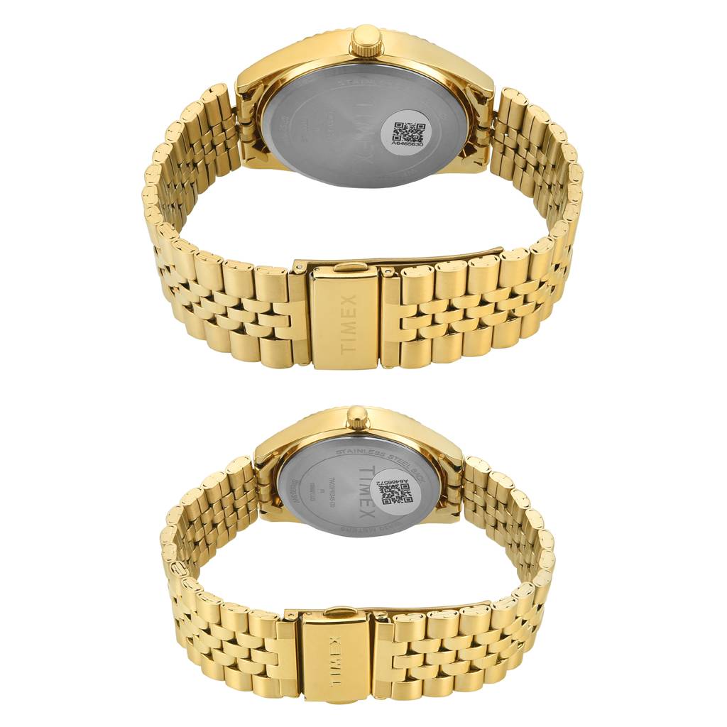 Timex Trendline Round 43Mm Analog Pair Watch - Tw00Pr345 : TW00PR345