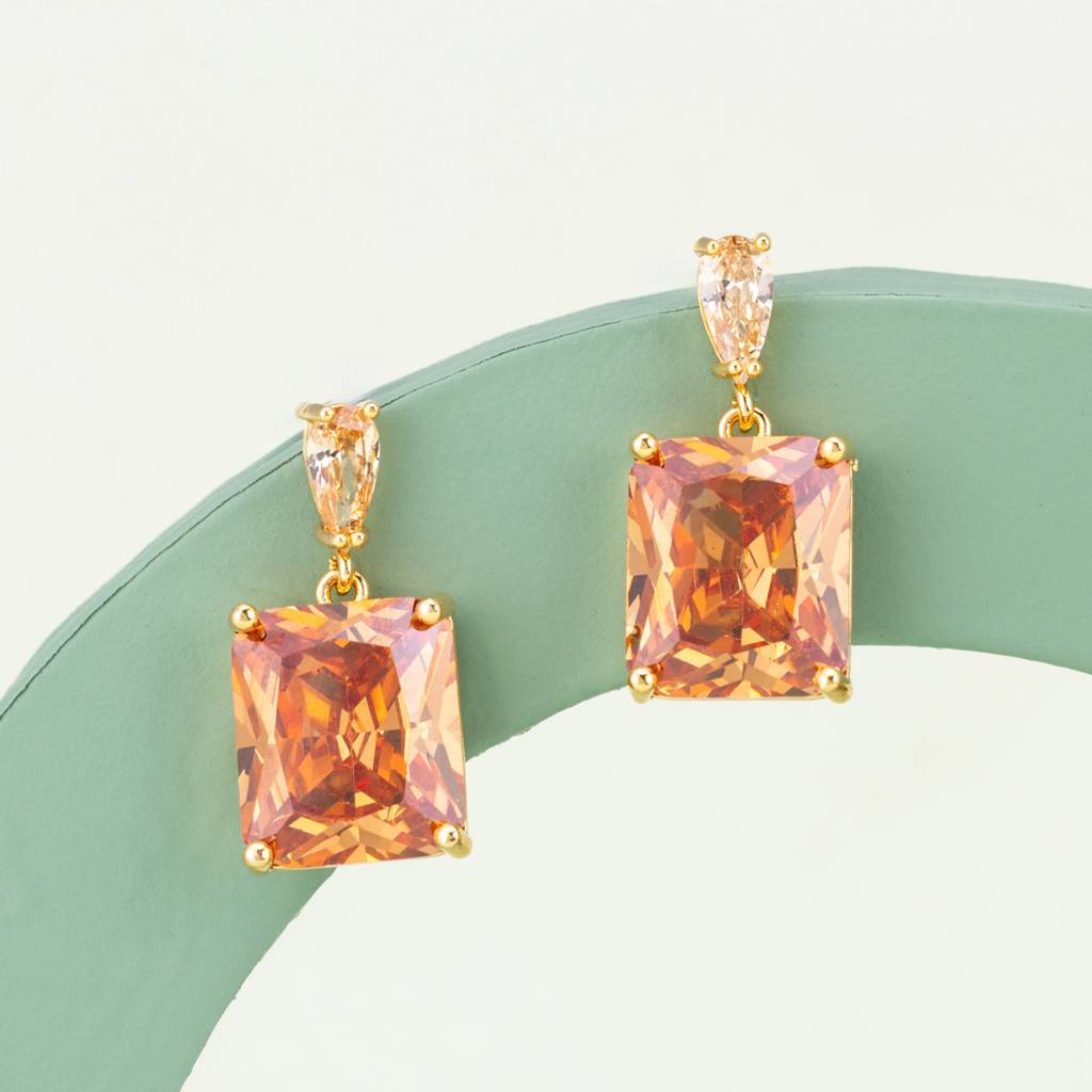 Kushal'S Fashion Jewellery Plated Party Trendy Zircon Drops-187438 : 446644