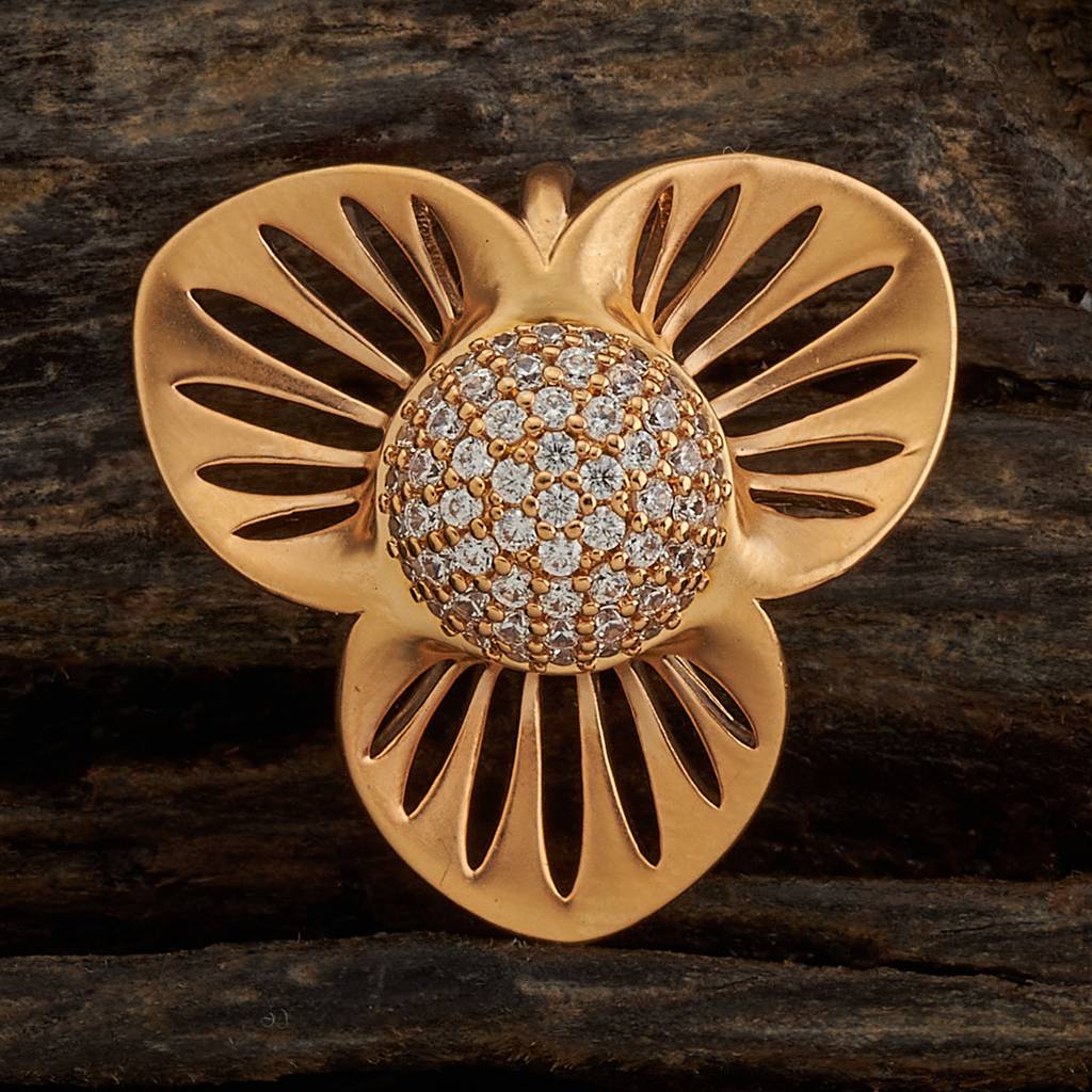 Kushal'S Fashion Jewellery Zircon Pendant Earring -170727 : 411361