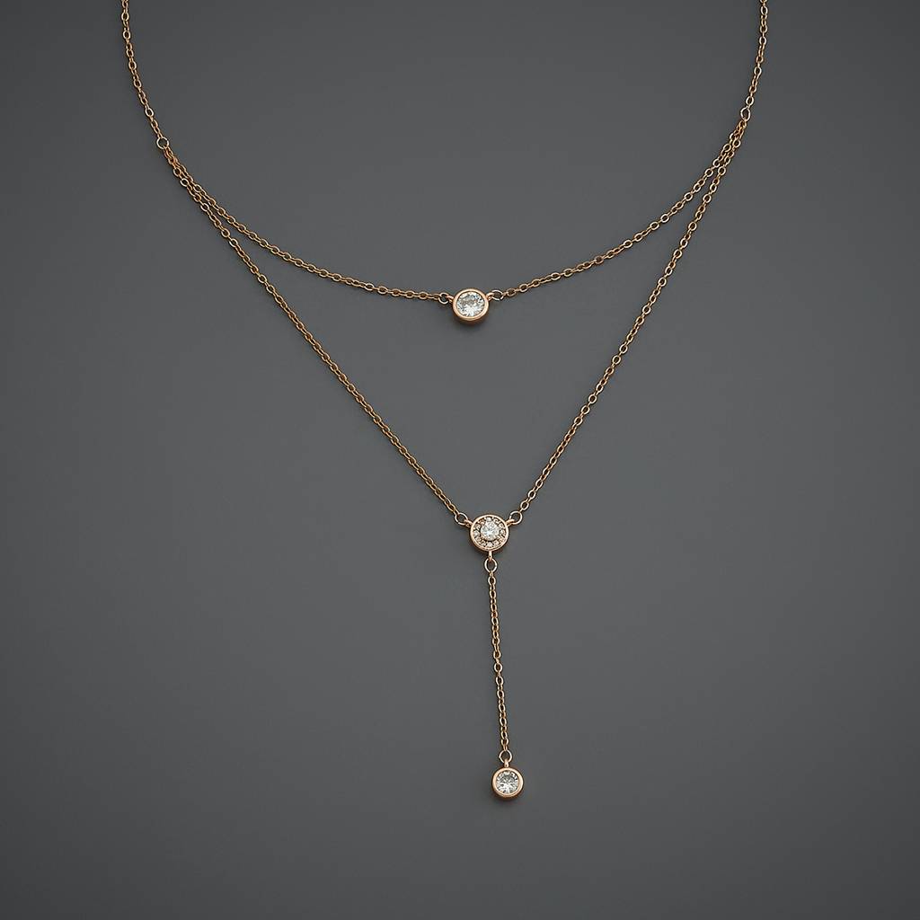 Kushal'S Fashion Jewellery  Plated Party Trendy Zircon Necklace-187039 : 445768