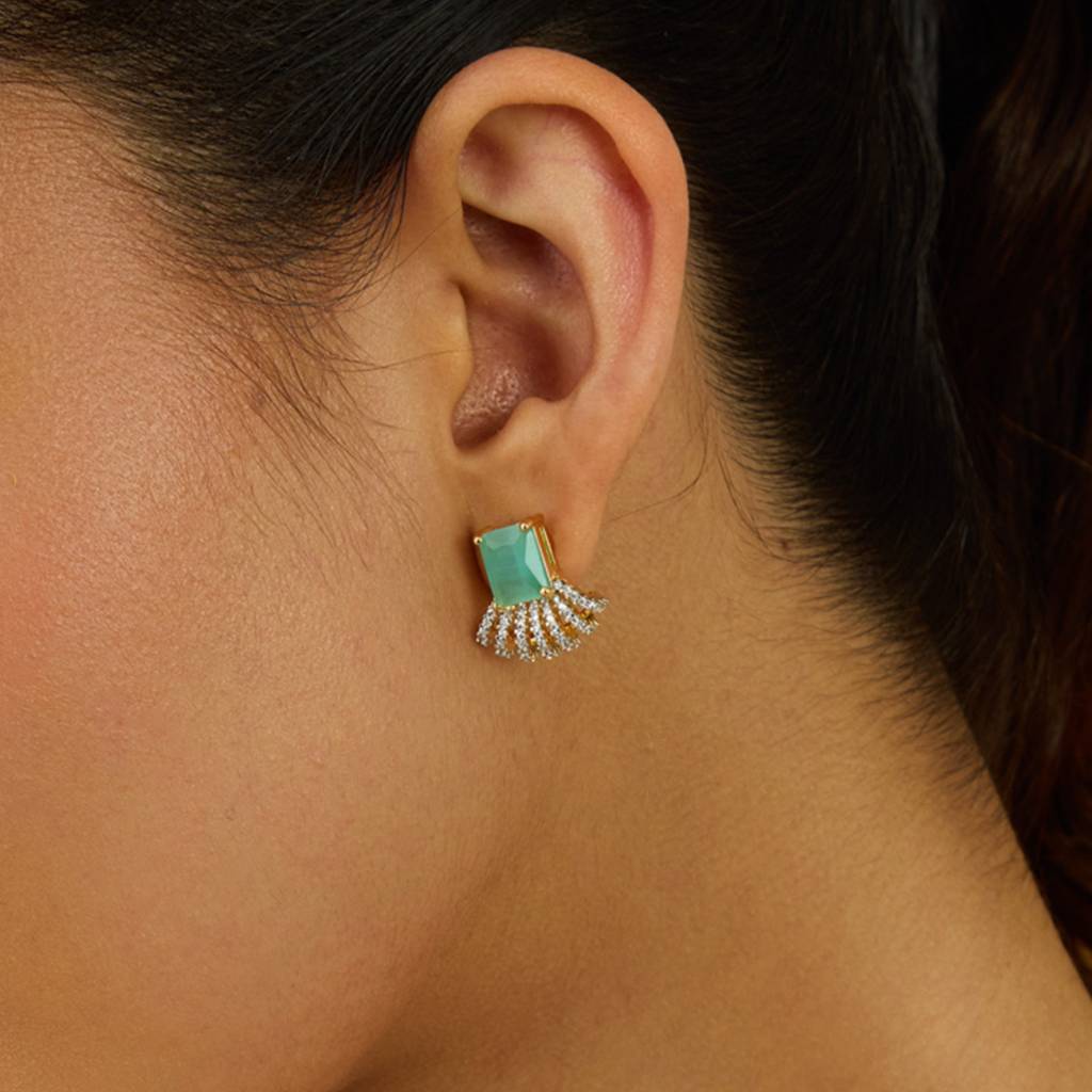 Kushal'S Fashion Jewellery Contemporary Studs Earrings-177507 : 425572