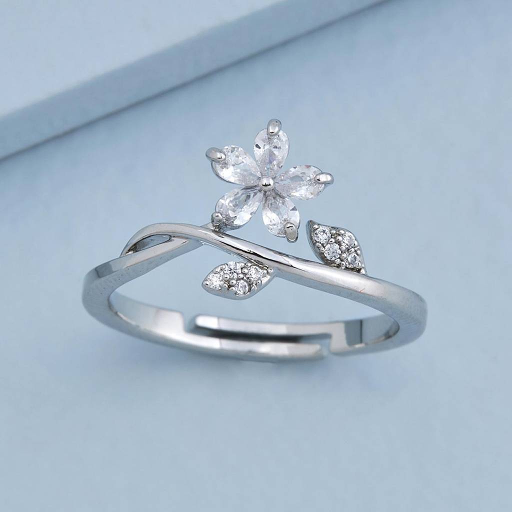 Party Trendy Zircon Finger Ring-156376 : 430564