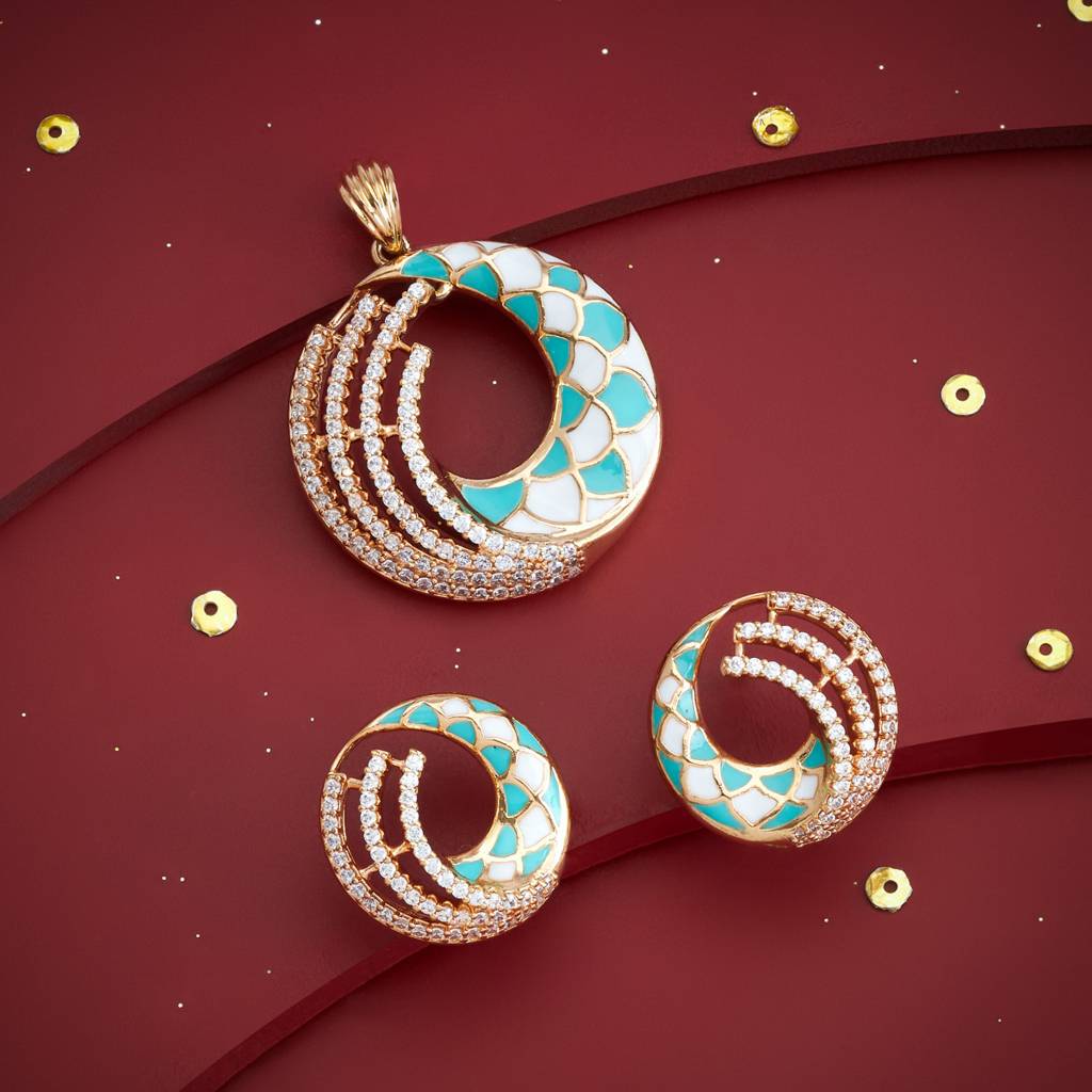 Party Zircon Pendant Set-184737 : 449100