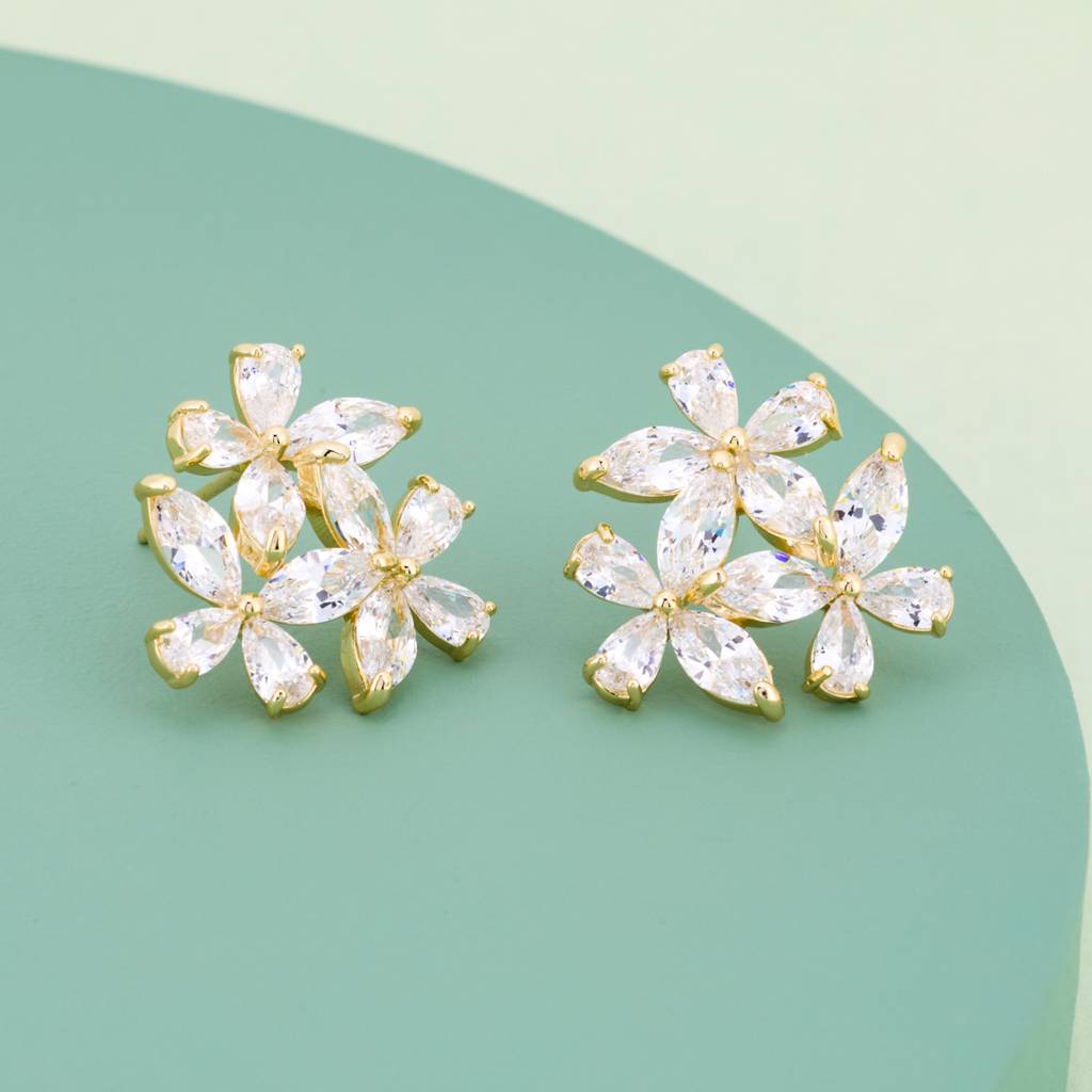 Kushal'S Fashion Jewellery   Plated Party Trendy Zircon Studs-187794 : 447264