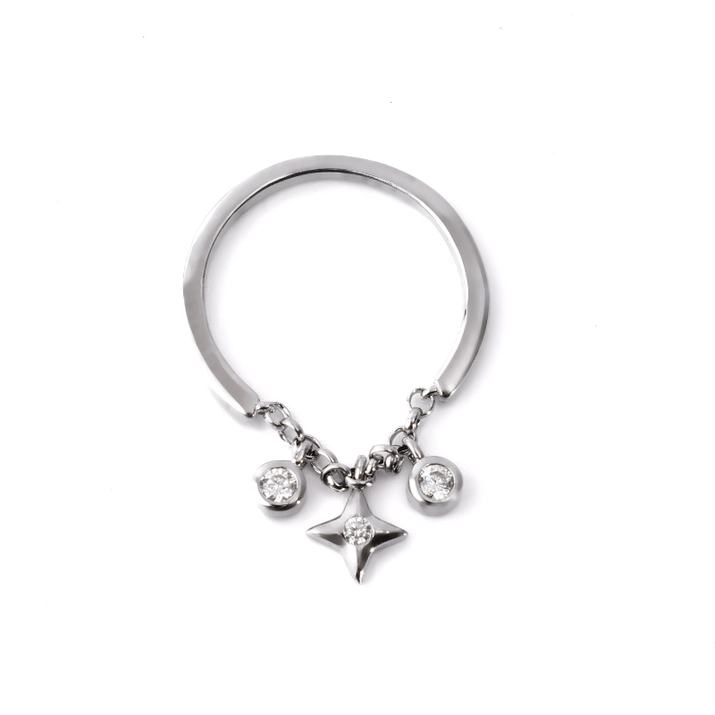 Starry Dangle Ring : JEWRIN8_5_S
