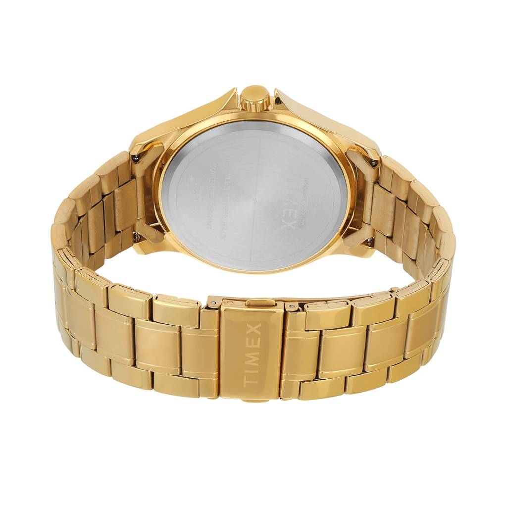 Timex Trendline Round 44Mm Green Dial Analog Men Watch - Tw000X142 : TW000X142