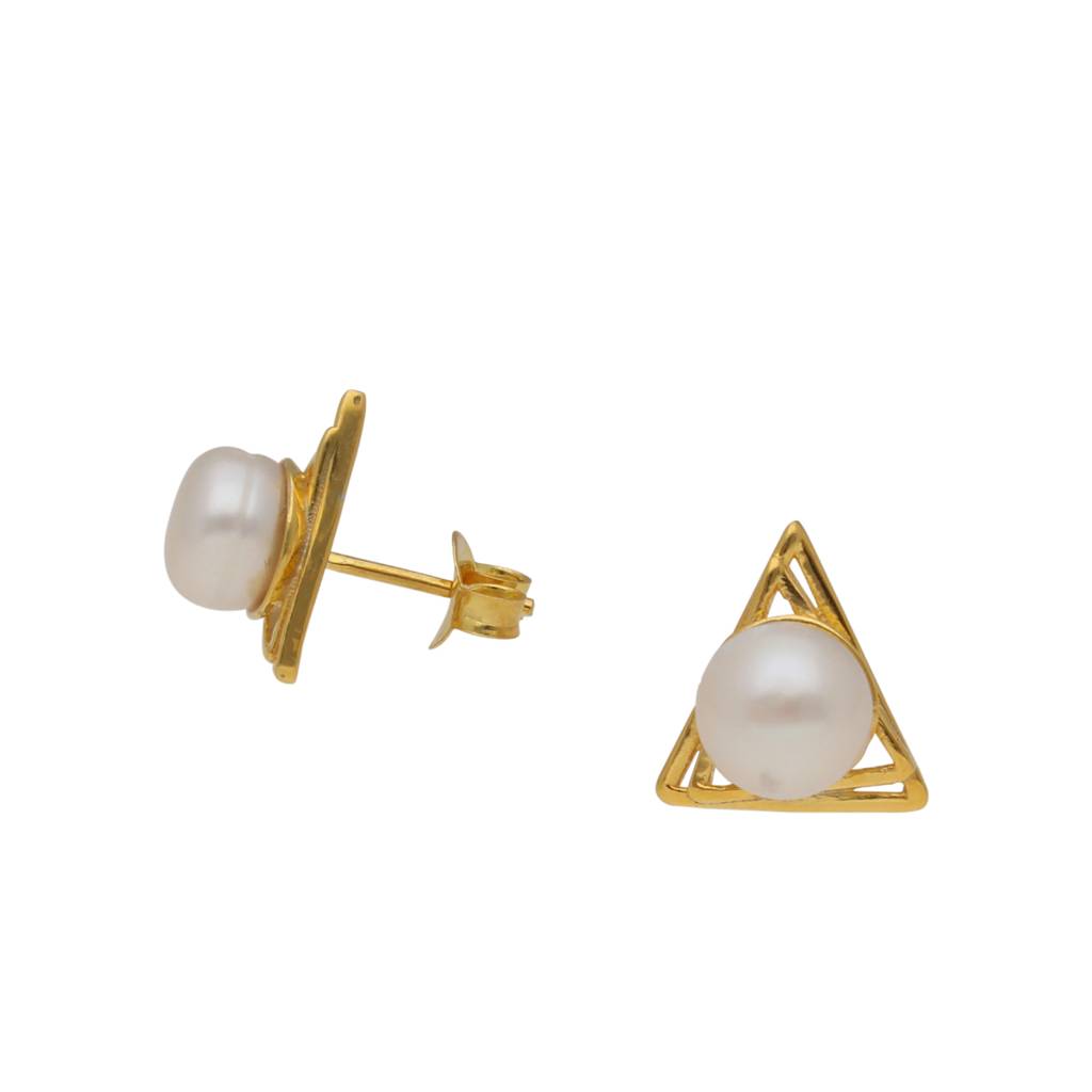 Yahvi Stud 925 Silver Earrings : JPMAY-22-98