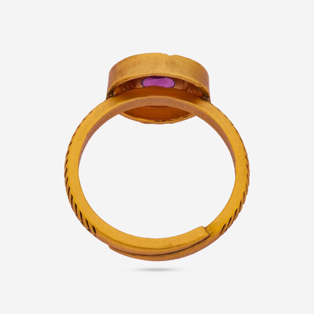 Kushal'S Fashion Jewellery -Plated Ethnic Antique Finger Ring -184955 : 441572