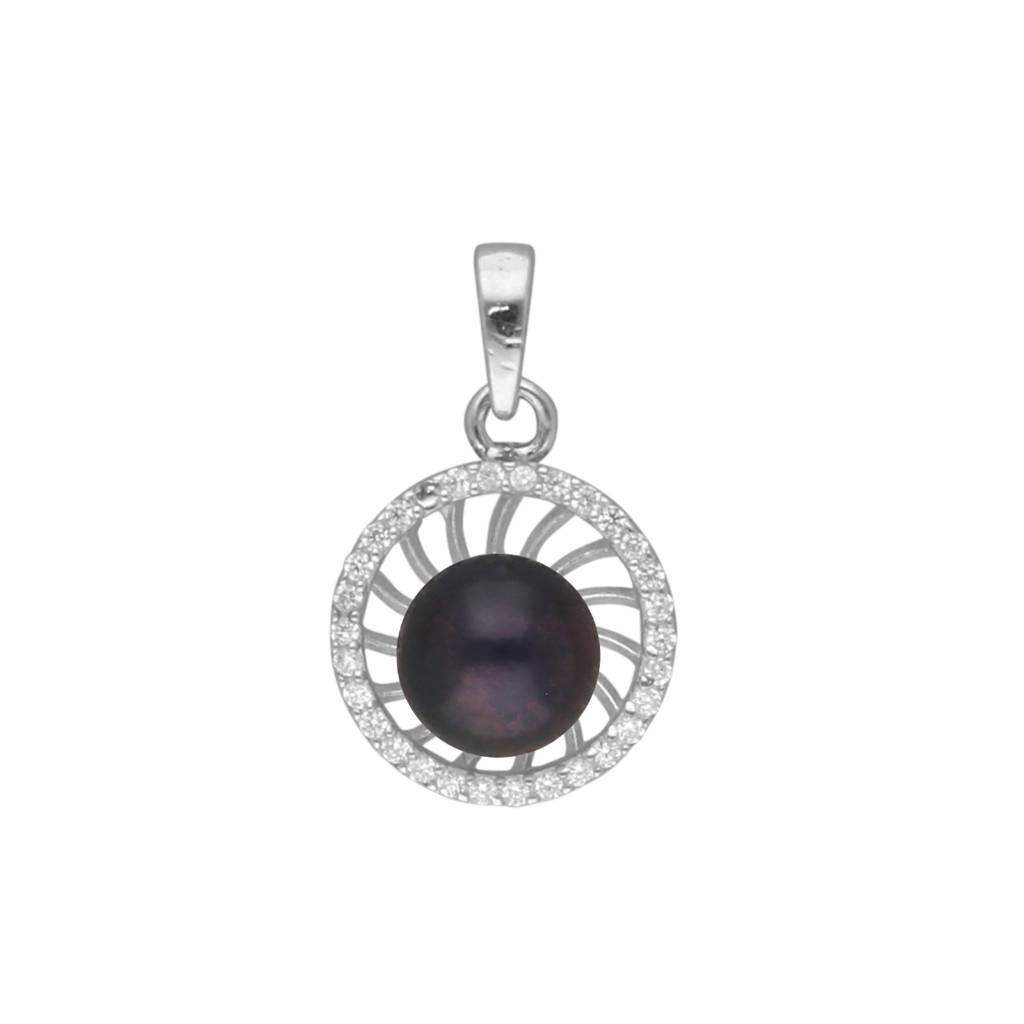 92.5 Sterling Silver Veda Simple Pearl Pendant : JPMAY-22-178