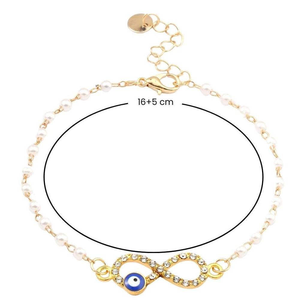 Eternal Bond Gold  Bracelet : BS14222-G-BLU