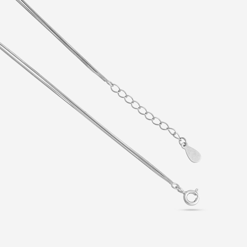 Gold Rhodium-Plated Party 92.5 Sterling Silver Anklet  -448073 : 448073