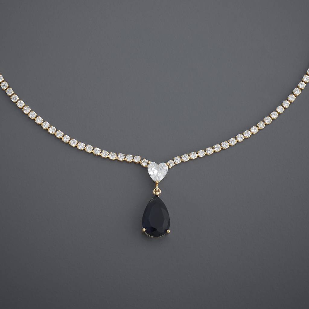 Kushal'S Fashion Jewellery -Plated Party Trendy Zircon Necklace -167080 : 441663
