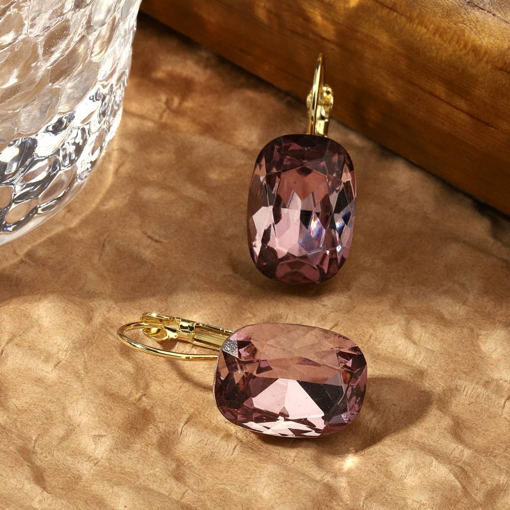 Mystic Sparkles Gem Earrings : ES14250-G-DPNK