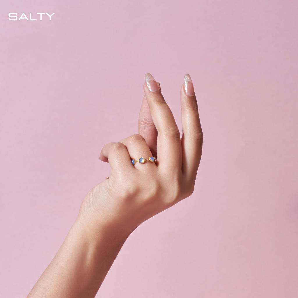 Opalescent Chain Ring : RS12457