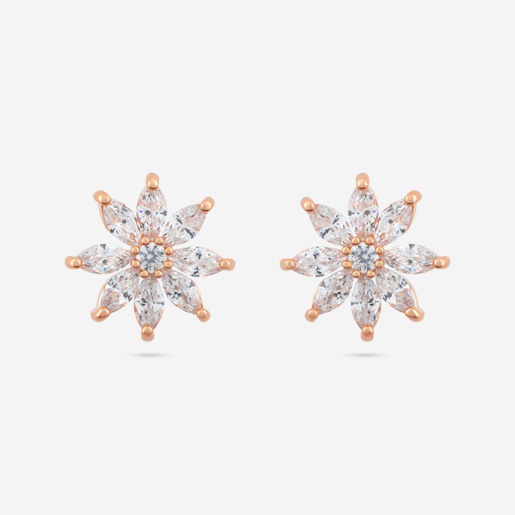 Kushal'S Fashion Jewellery Plated Party Trendy Zircon Studs-187417 : 446500