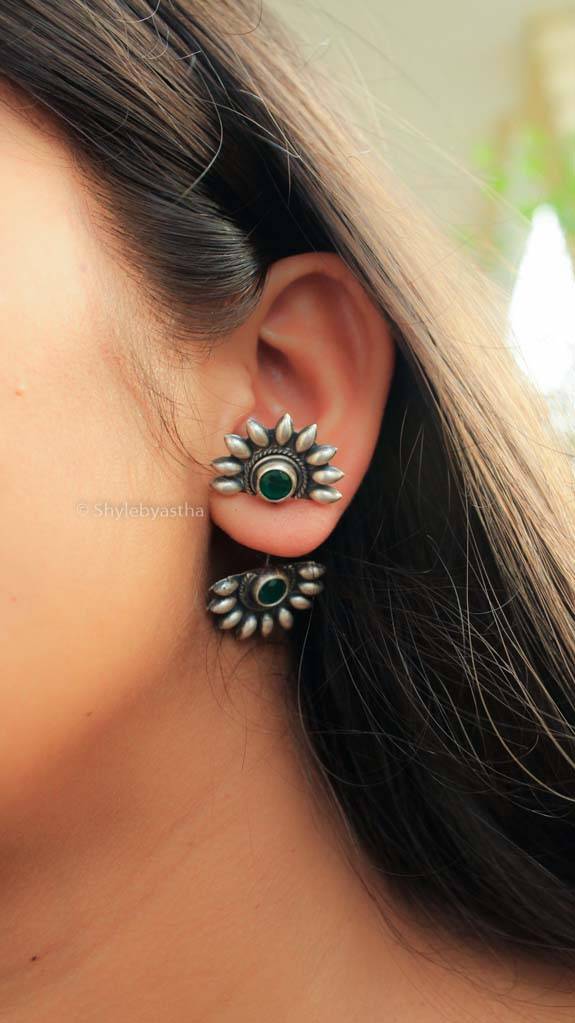 Shiva Green Spiked Piercing Bugadi : SE649
