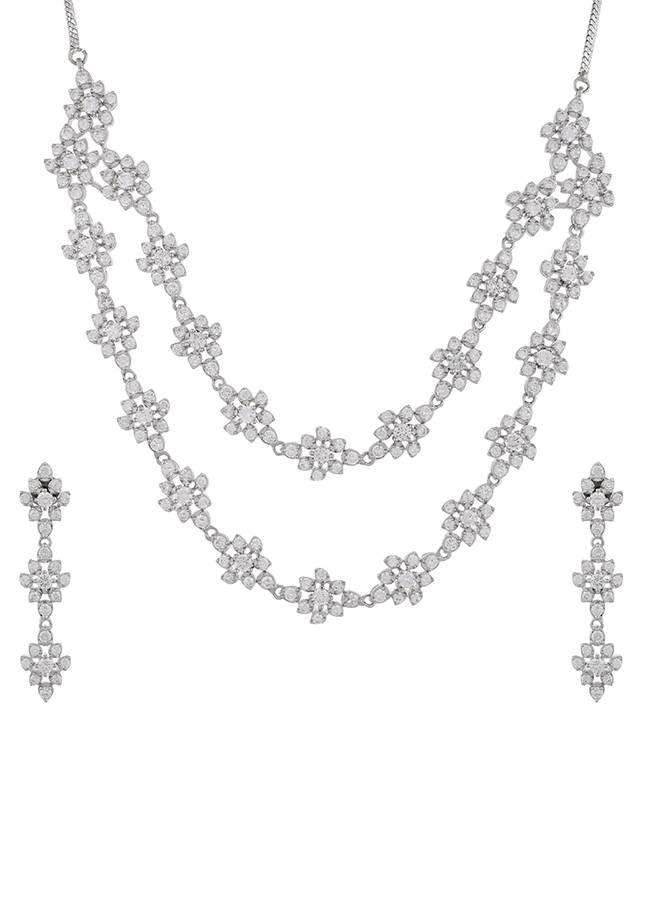 Starlight Danica Layered Necklace Set : 8905124515169