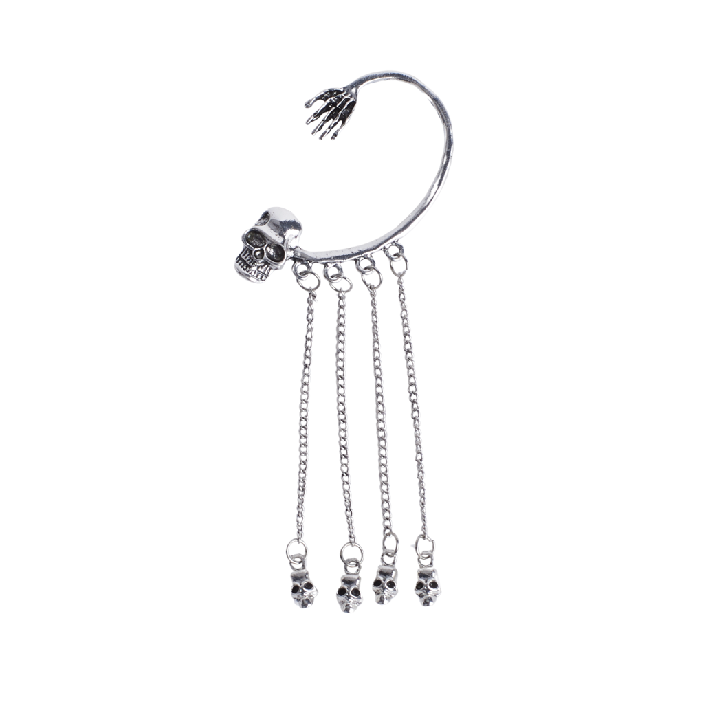 Bone-Chic Skull Cuff (1 Side) : ES14238-S