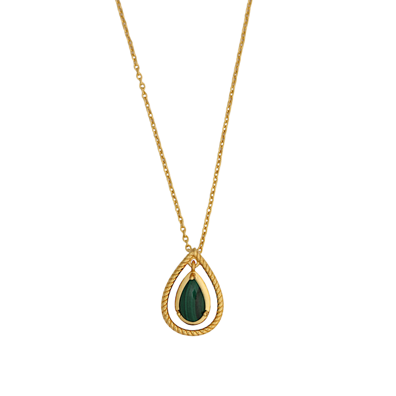 Courage Neckpiece-18In-18K Gold Vermeil Sterling Silver : TSNP-COU-18G-12022