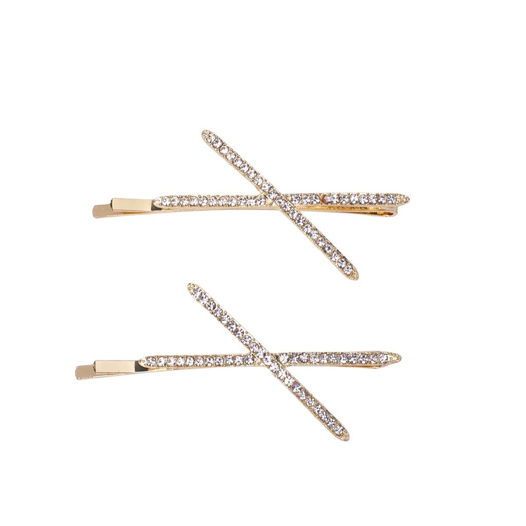 Set Of 2 Glimmer Hair Pins : HX-HP-C2-0022-G