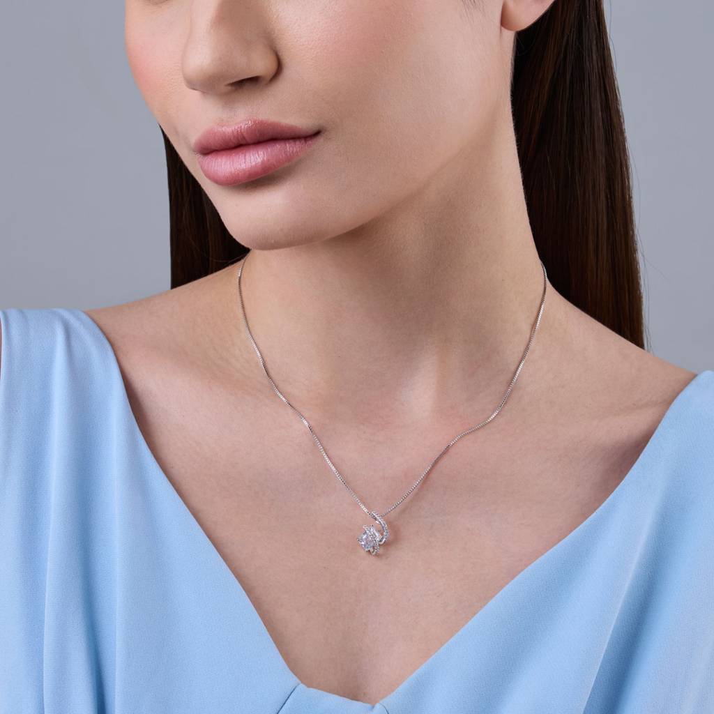 Kushal'S Fashion Jewellery  Plated Party Trendy Zircon Necklace-187032 : 445746
