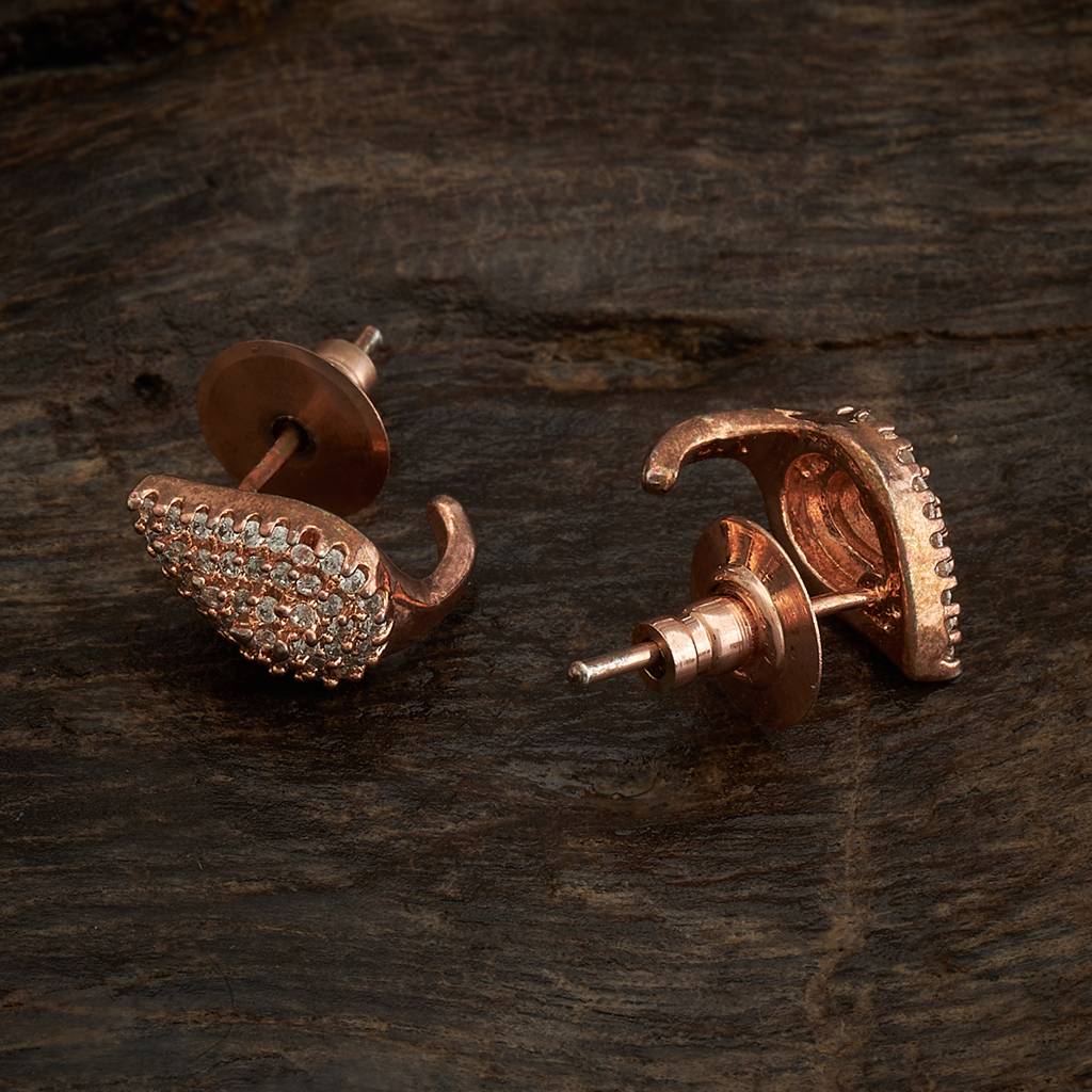 Kushal'S Fashion Jewellery-Plated Party Zircon Studs-170704 : 411240