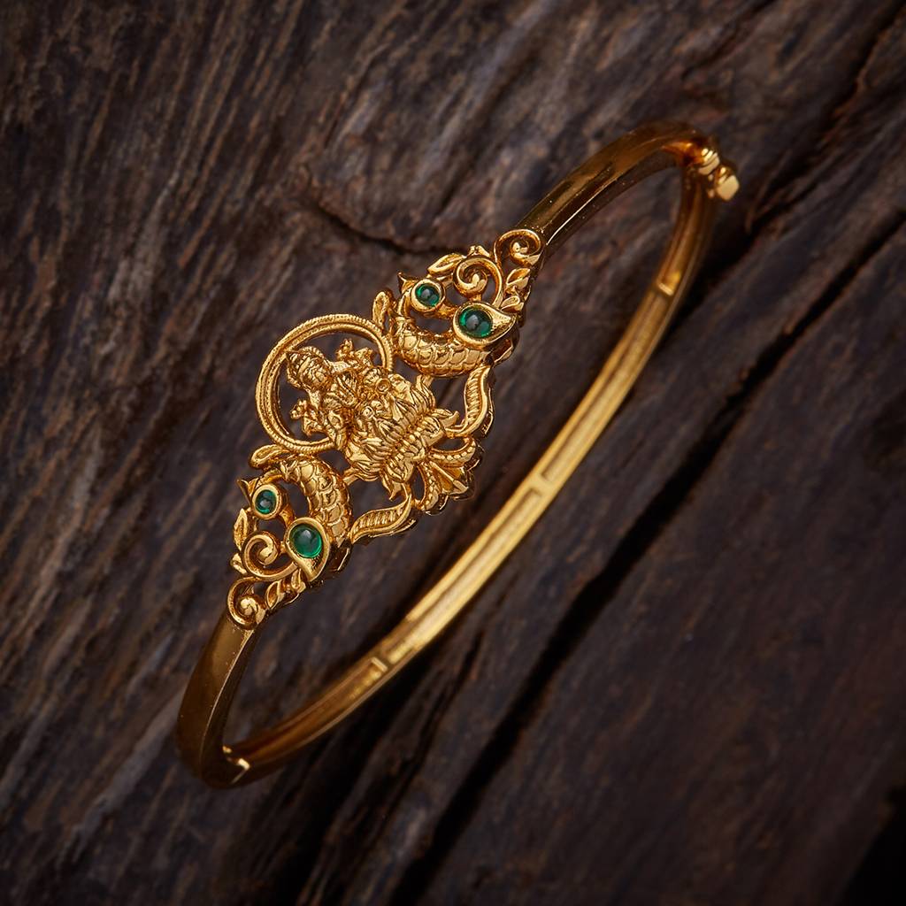 Kushal'S Fashion Jewellery  Ethnic Copper Antique Kada-138944 : 416534