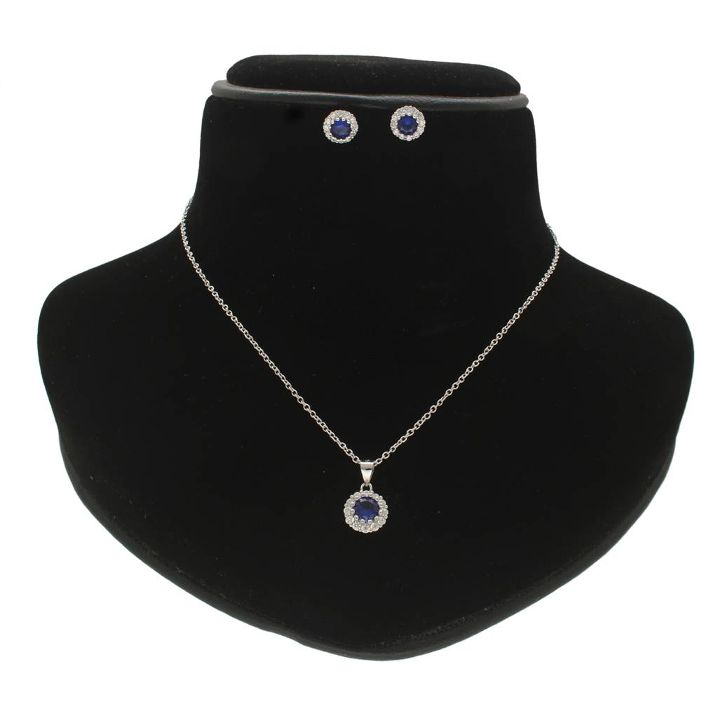 Classic 925 Silver Pendant Set : JPAUG-24-007