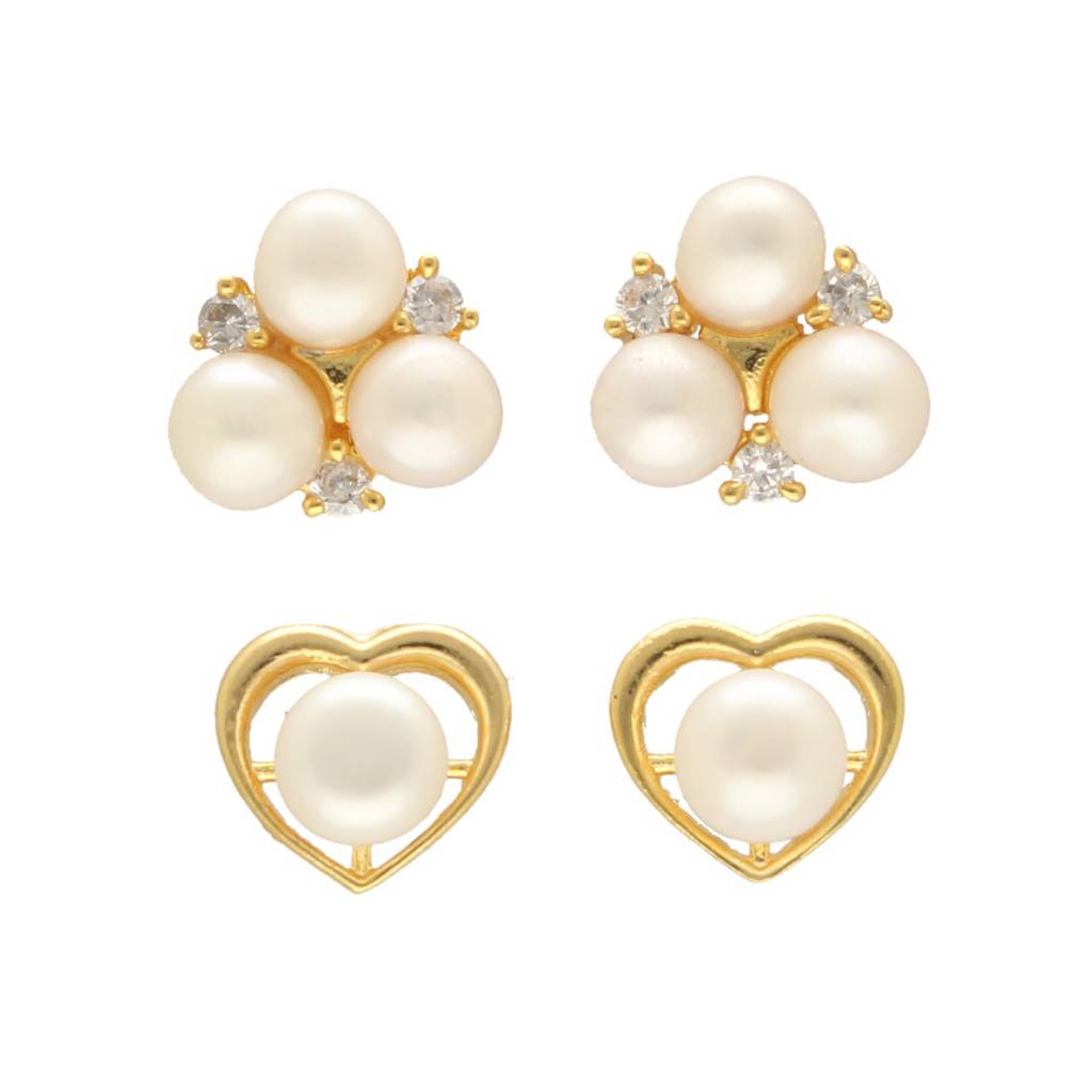 Larisa Pearl Earrings Pack 2 : JPD-24-15