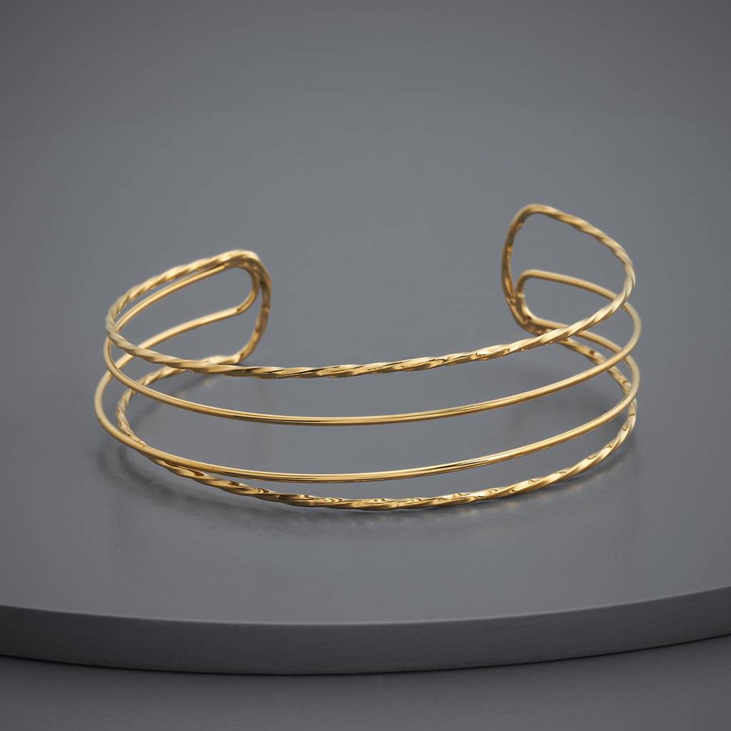 Kushal'S Fashion Jewellery  Gold-Plated Party Trendy Kada-184758 : 441092