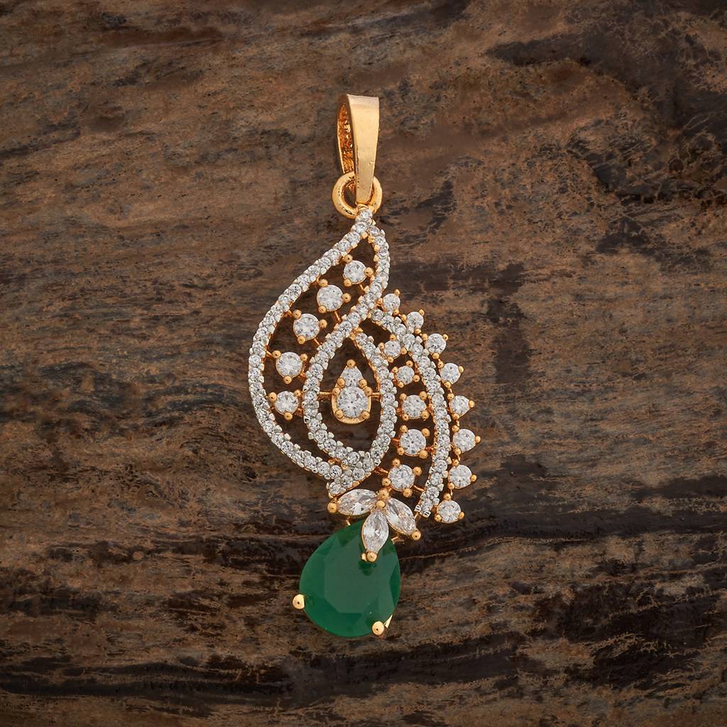 Kushal'S Fashion Jewellery Plated Party Zircon Pendant Set -181217 : 433277