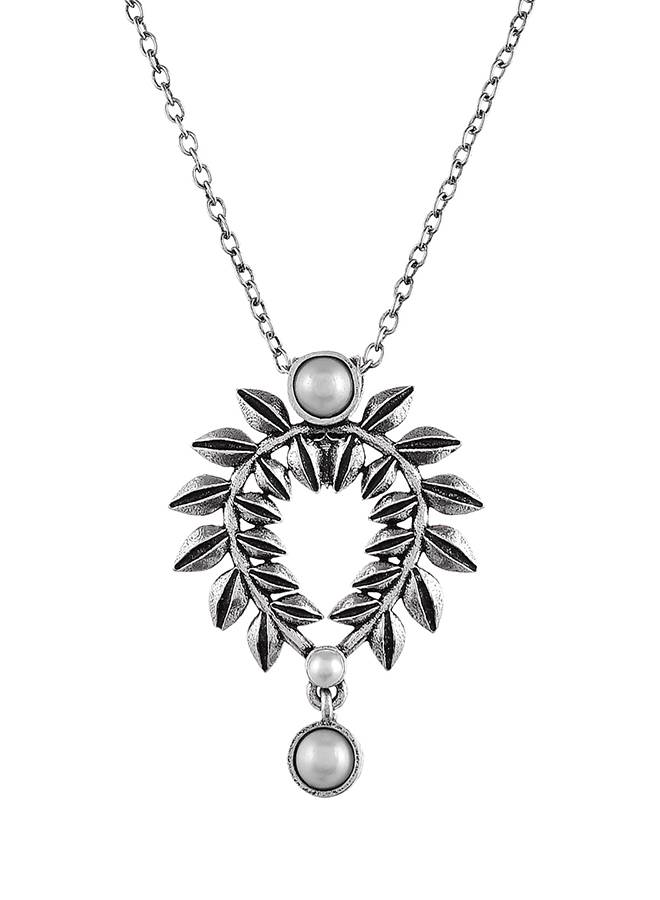 Fresh Fern Petal Pendant Set : 8905124508536
