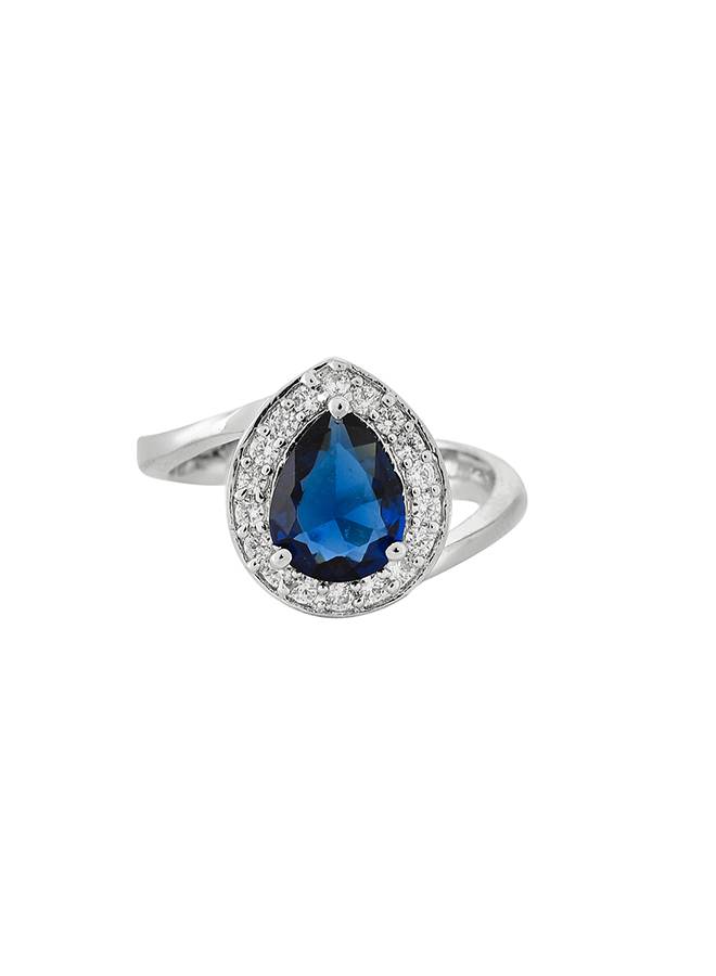 Sparkling Essentials Blue Teardrop Cut Cz Box Set : 8905124480535