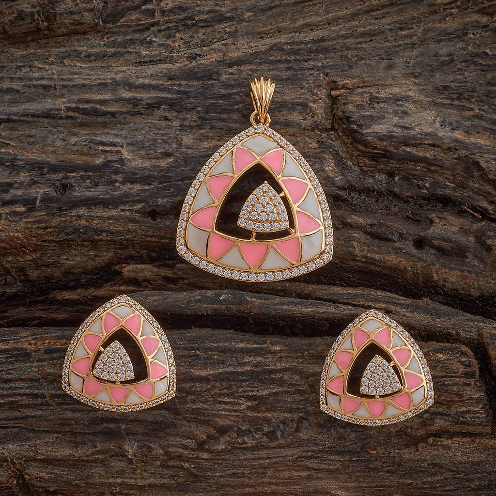 Party Zircon Pendant Set-182634 : 447681