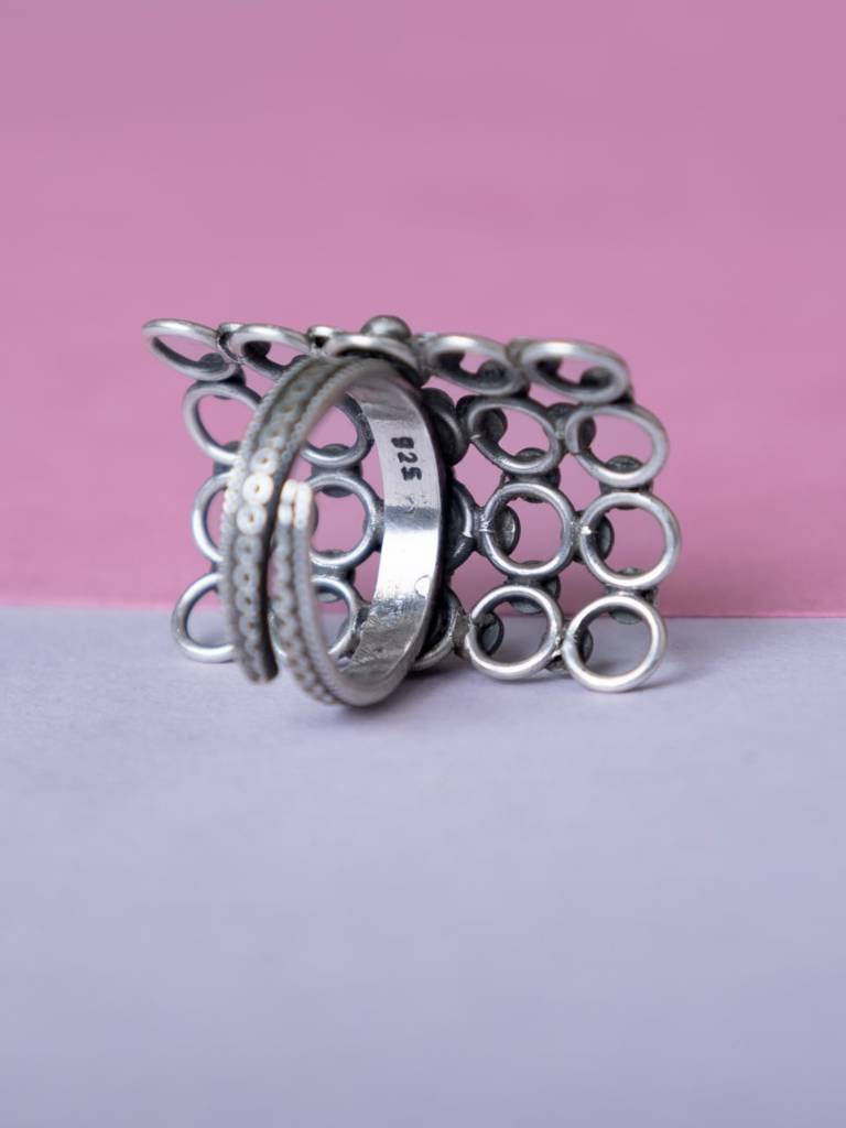 Tattva Statement Jali Ring : SR40106