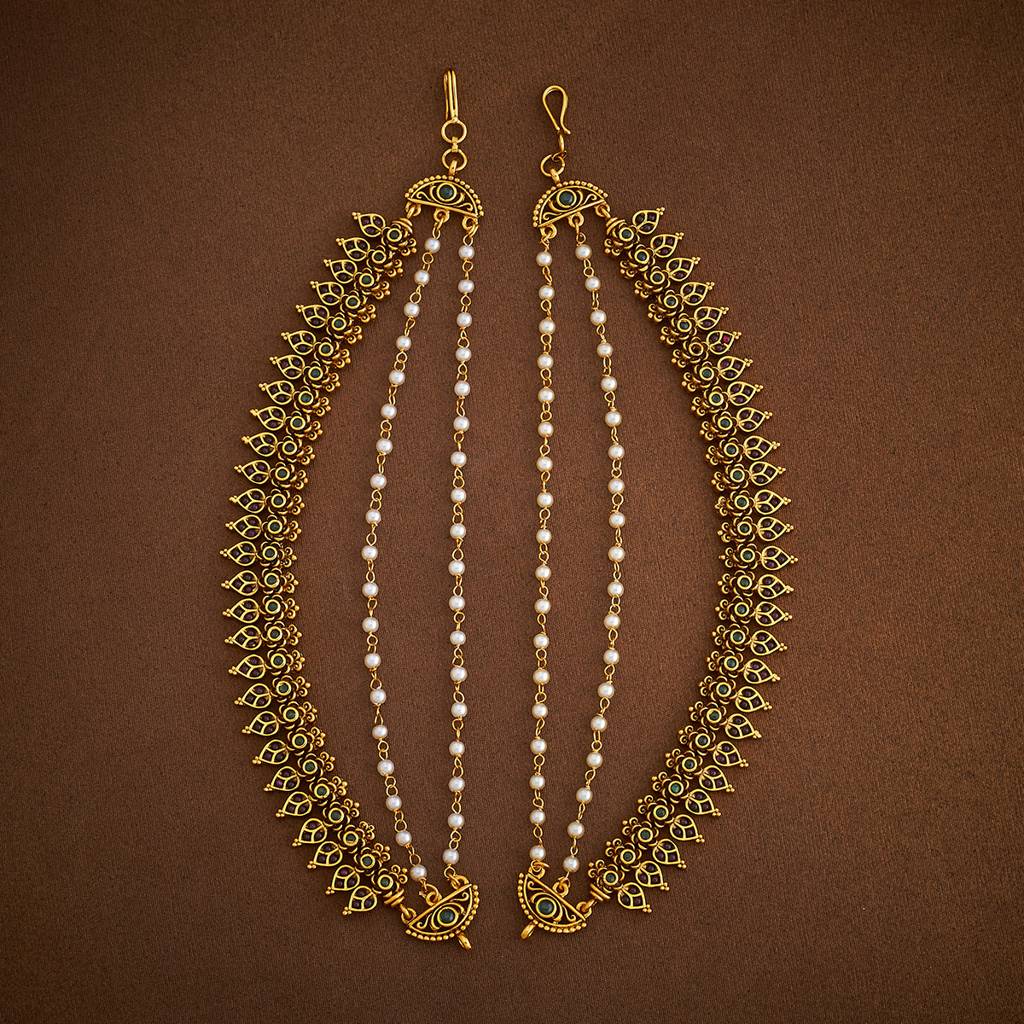 Kushal'S Fashion Jewellery Plated Ethnic Antique Matil-172738 : 413263