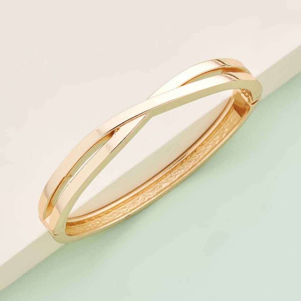 Gold Gold-Plated Party  Trendy Zircon Kada-430047 : 430047