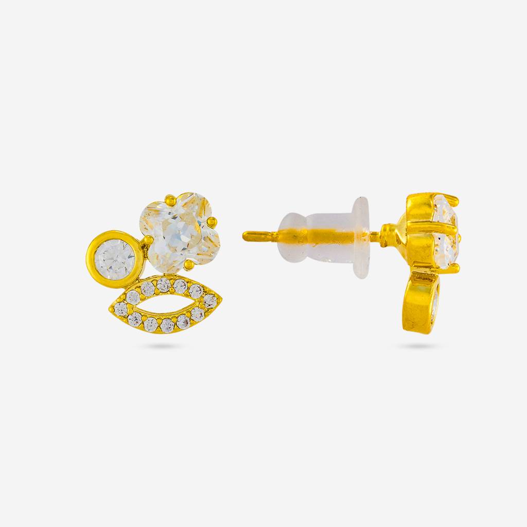 Kushal'S Fashion Jewellery -Plated Party Trendy Zircon Stud Earrings -192760 : 455689