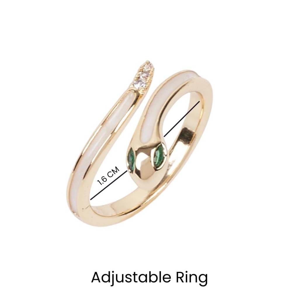 Alys Green Gold Ring : RS13529-G