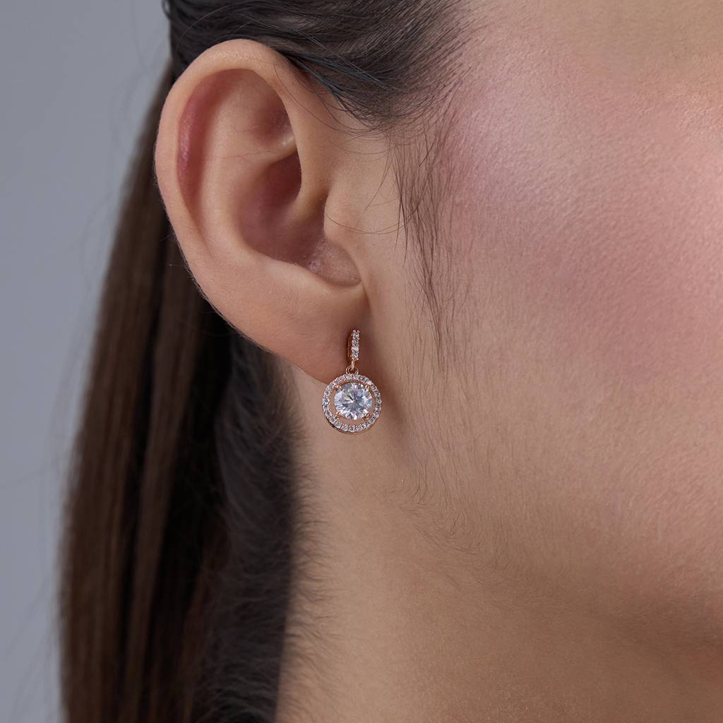 Kushal'S Fashion Jewellery Party Zircon Drop Earrings-186269 : 444232
